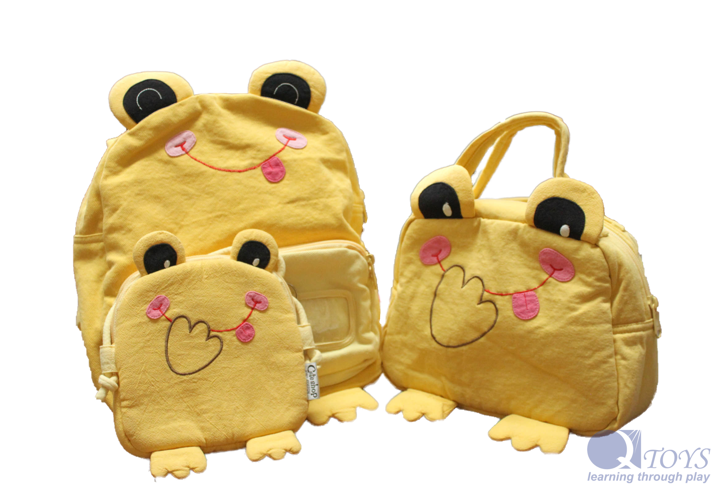 plush frog bag