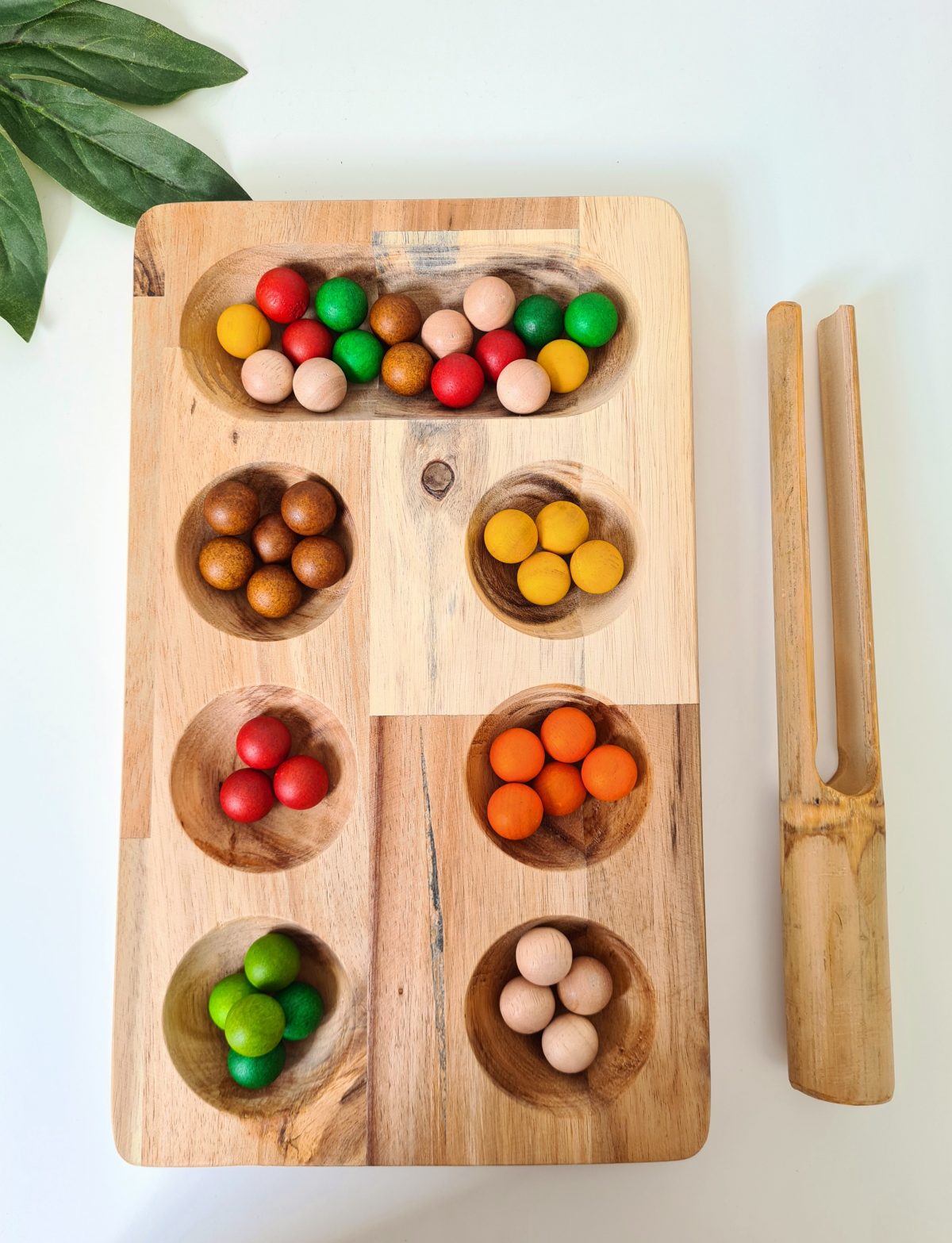 Wooden Trays Montessori Box, Montessori Sorting Game