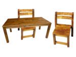 Rectangular table and chairs - 123069